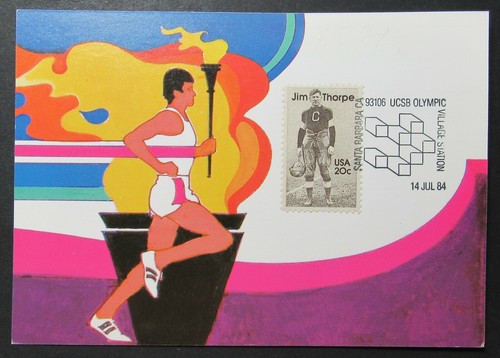 Olympic torch runner 1984 - olympic,