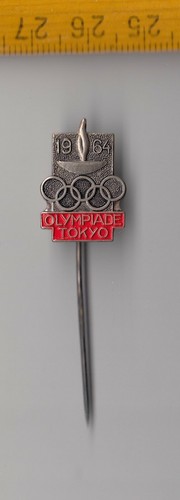 Vintage olympic games pin - games,