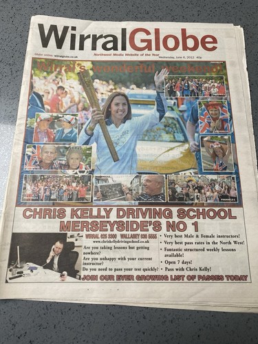 Wirral globe newspaper olympic - newspaper,